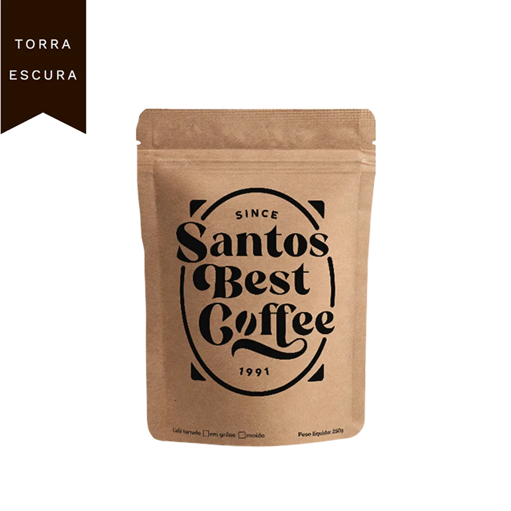 Café Arábica Torra Escura Grãos