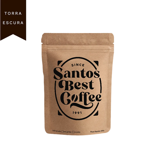 Café Arábica Torra Escura Grãos